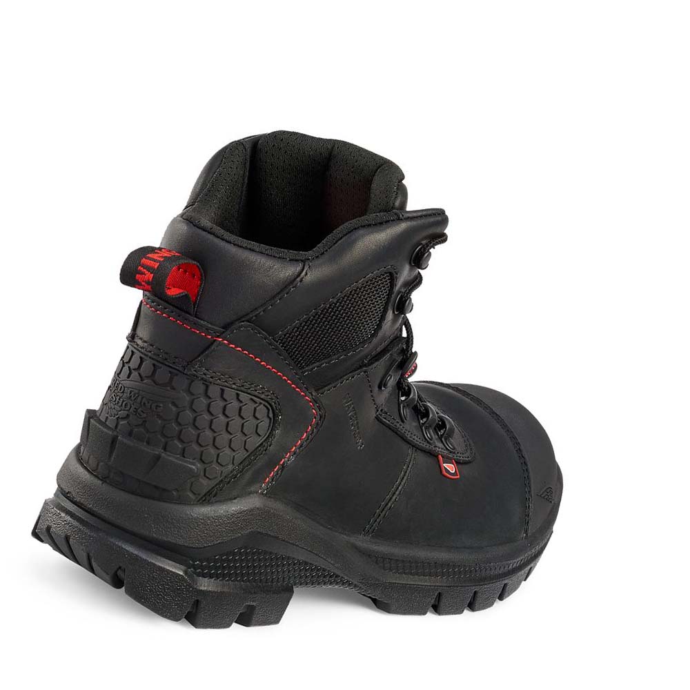 Red Wing Crv™ 6-inch Safety Toe Men's Waterproof Boots Black | ZA 48JPQ